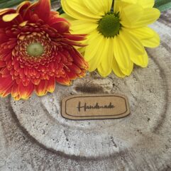 SnapPap Label zum Aufnähen "Handmade"
