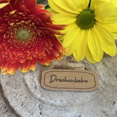 SnapPap Label zum Aufnähen "Drachenliebe"