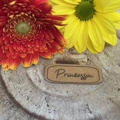 SnapPap Label zum Aufnähen "Prinzessin"