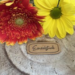SnapPap Label zum Aufnähen "Einzelstück"